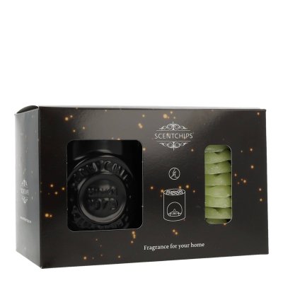 Gift Set Wax Burner & Melts Black