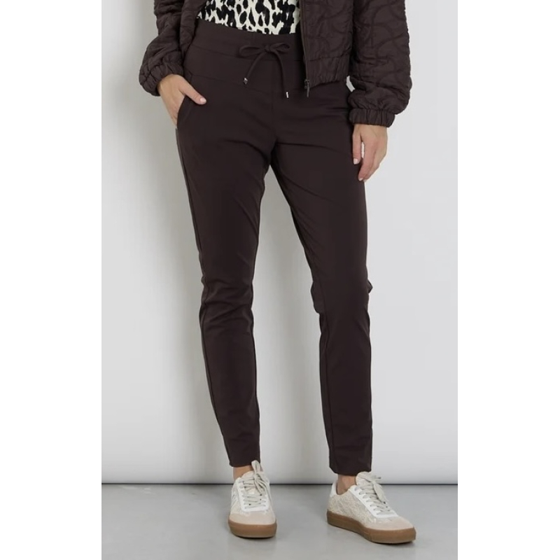 Travel pants Amber Espresso Brown