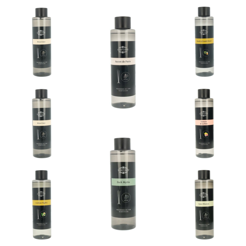 Refill Fragrance Sticks Bottle 7 different fragrances