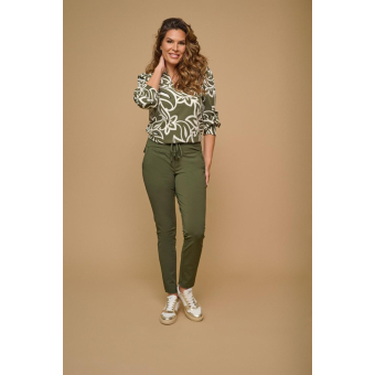 Travel pants Amber green