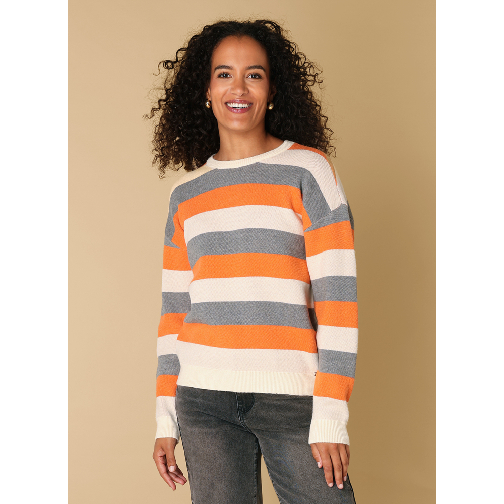 Jersey orange/grey and off white Rika