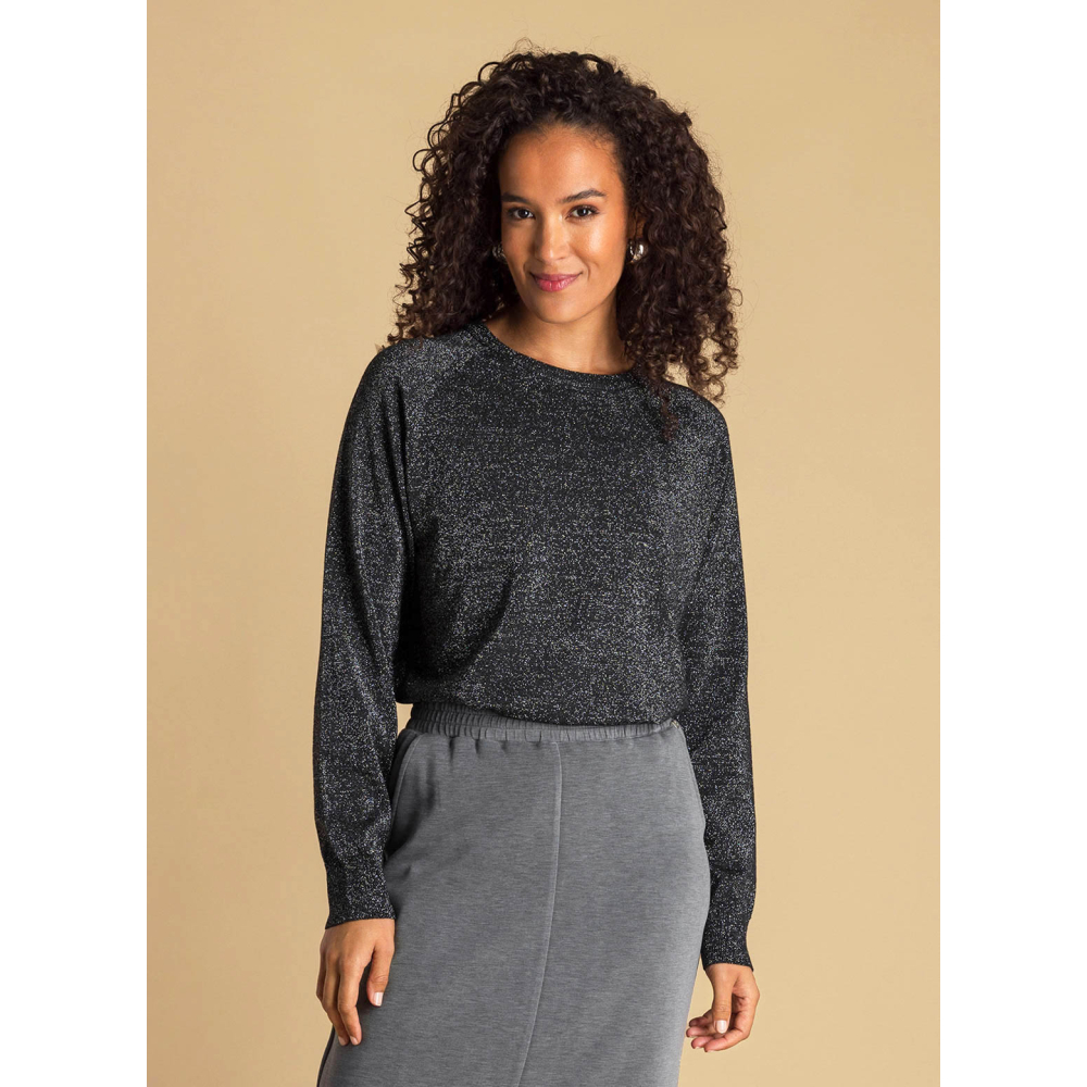 Sweater Ashley Black Silver