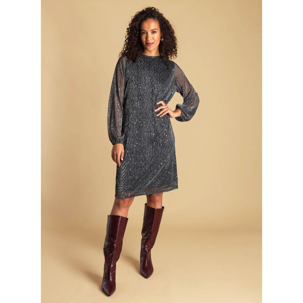 Dress Angela Silver Sparkle