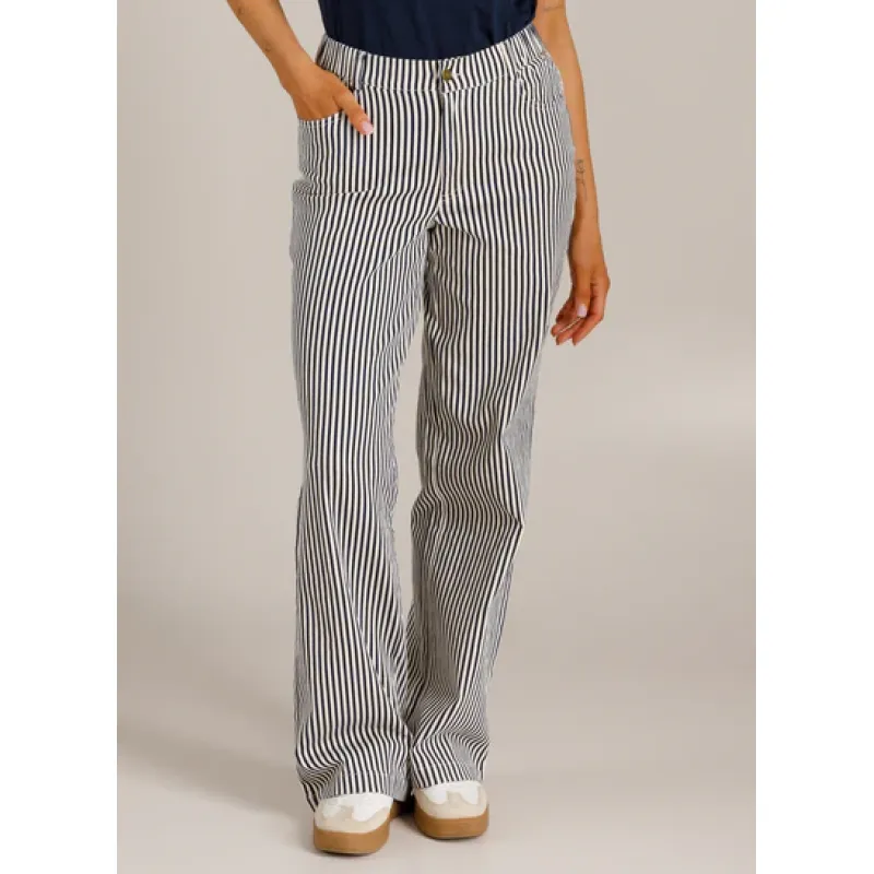 Pants Vien Off white/Navy Blue