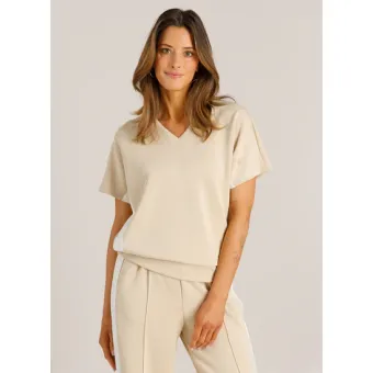 Sweater short sleeve Vienna Beige