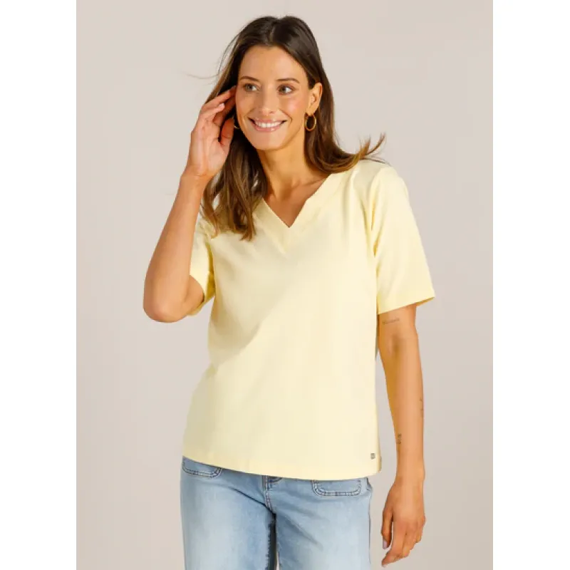 T Shirt Vlora Yellow
