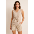 Short Sellano Beige print