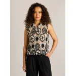 Top Ceylin knitted black print