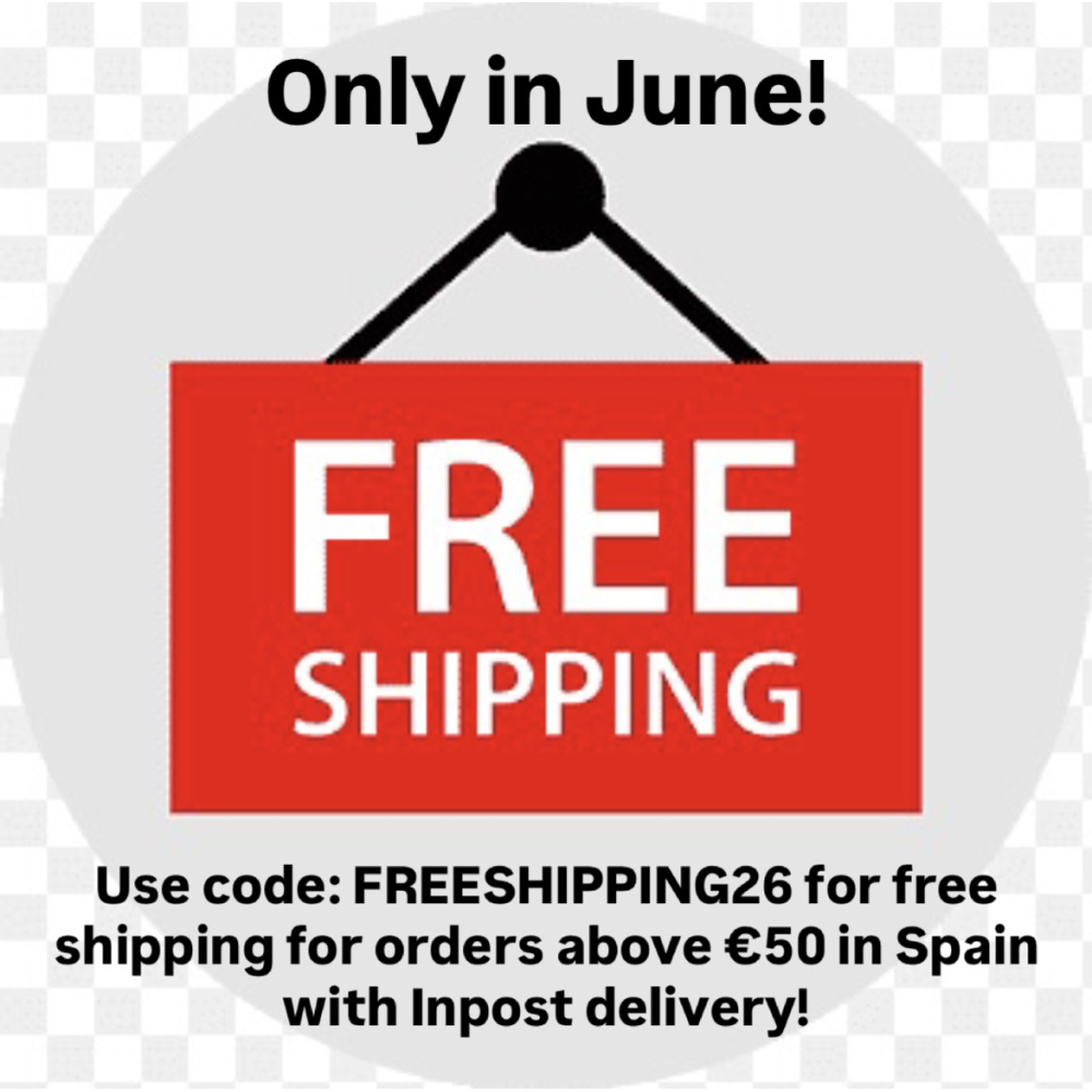 This month Free Shipping in Spain!