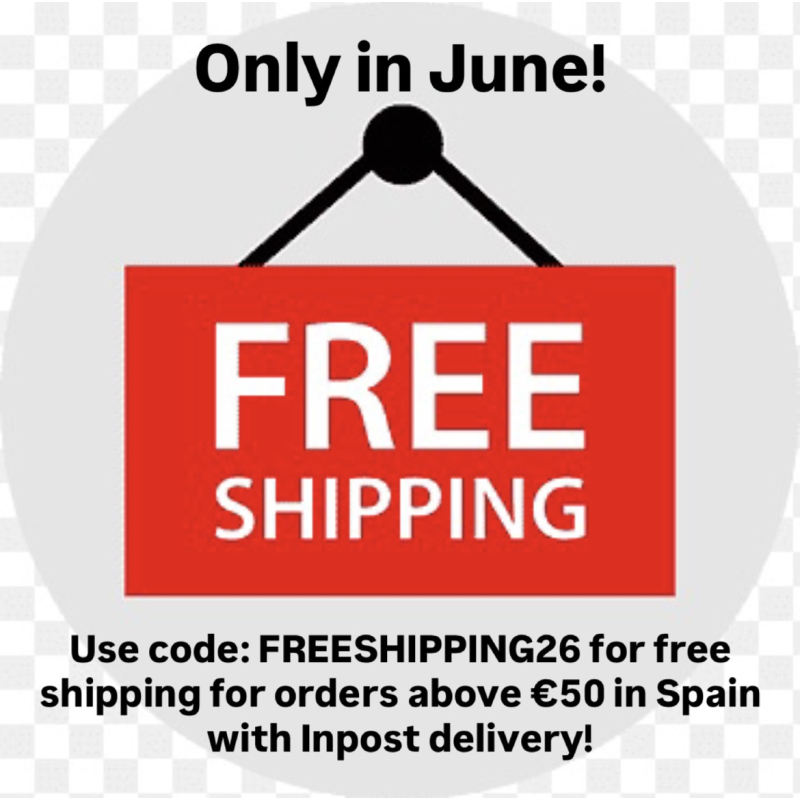 This month Free Shipping in Spain!