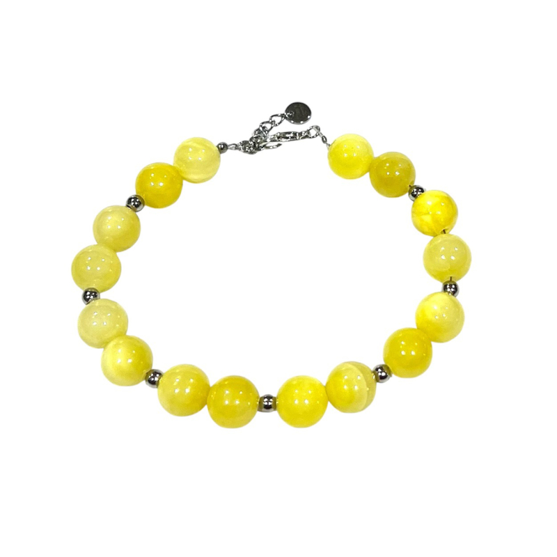 Big Bead Bracelet Yellow