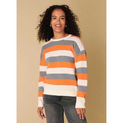 Jersey orange/grey and off white Rika