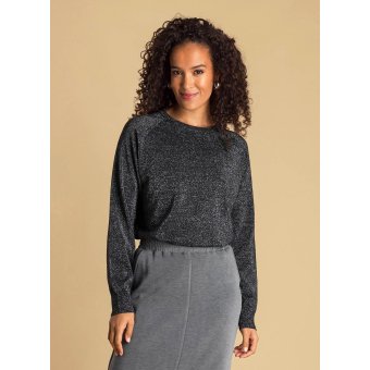 Sweater Ashley Black Silver