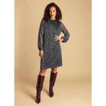 Dress Angela Silver Sparkle