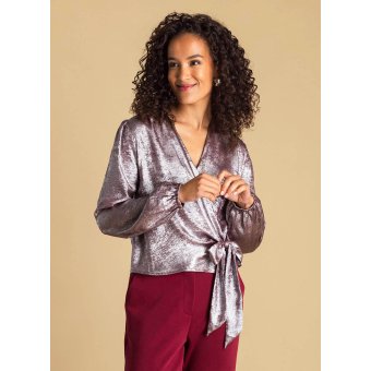 Blouse Silver Red Alaia