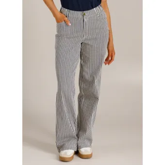 Pants Vien Off white/Navy Blue