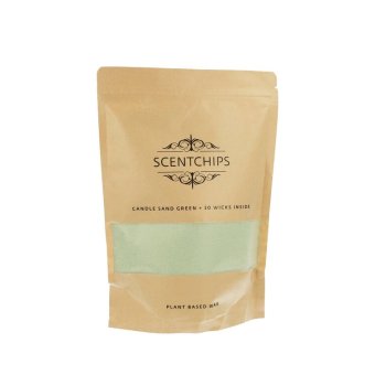 Scent Chips Candle Sand Green 500 gr