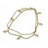 Jasseron Double Bracelet Gold & Leaves