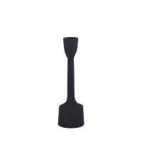 Set 2 Candle Holders Black