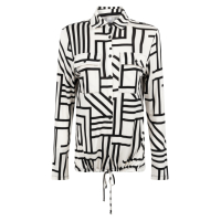 Blouse Tanja Black & White print