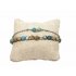 Beaded Bracelet Turquoise & Brown