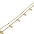 Jasseron Double Bracelet Gold & Leaves